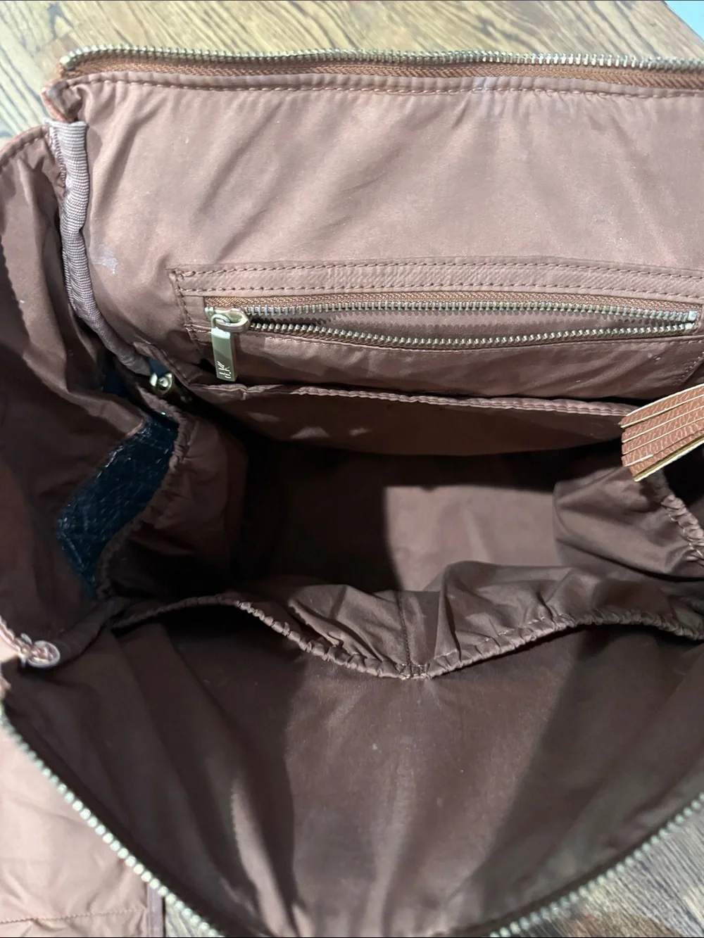 Freshly Picked Faux Leather Diaper Bag Backbag